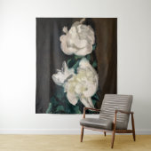 Edouard Manet - Zweig der Weißen Peonies, Secateur Wandteppich (Beispiel)