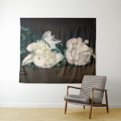 Edouard Manet - Zweig der Weißen Peonies, Secateur Wandteppich (Beispiel (Horizontal))