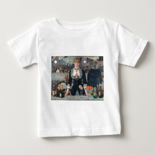 Edouard Manets A-Bar in den Folies-Bergère Baby T-shirt (Vorderseite)