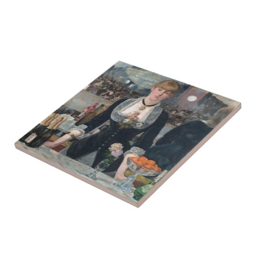 Edouard Manets A-Bar in den Folies-Bergère Fliese (Seite)