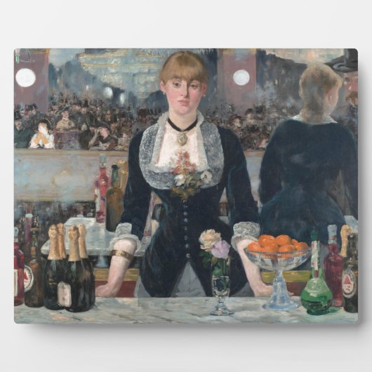 Edouard Manets A-Bar in den Folies-Bergère Fotoplatte (Vorderseite)