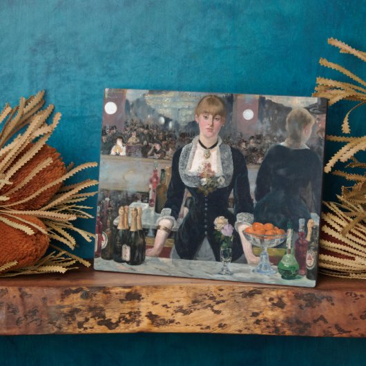 Edouard Manets A-Bar in den Folies-Bergère Fotoplatte (Seite)