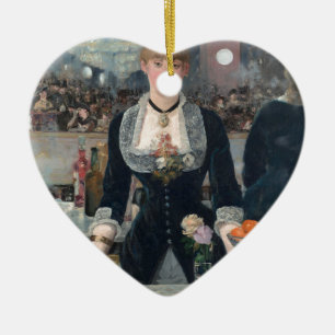 Edouard Manets A-Bar in den Folies-Bergère Keramik Ornament