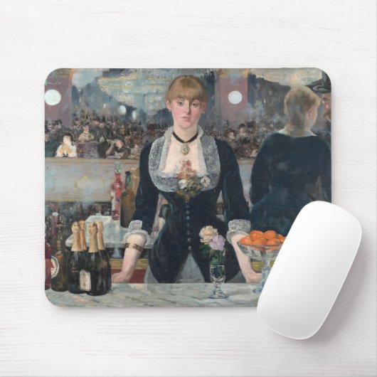 Edouard Manets A-Bar in den Folies-Bergère Mousepad (Mit Mouse)