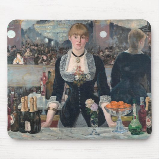 Edouard Manets A-Bar in den Folies-Bergère Mousepad (Vorne)
