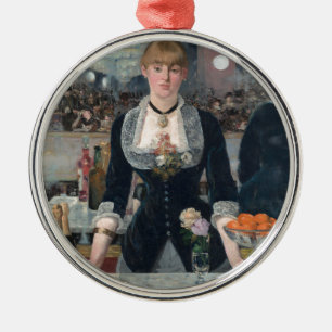 Edouard Manets A-Bar in den Folies-Bergère Ornament Aus Metall