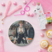 Edouard Manets A-Bar in den Folies-Bergère Pappteller (Party)