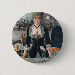 Edouard Manets Eine Bar in den Folies-Bergère Button