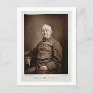 Edouard-Rene Laboulaye (1811-83), von "Galerie Co. Postkarte