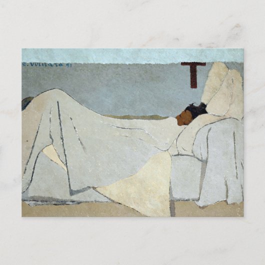 Edouard Vuillard im Bett Postkarte (Vorderseite)