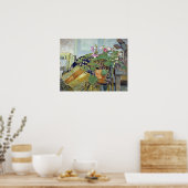 Edouard Vuillard Le Pot de fleurs (Pot of Blume) Poster (Küche)