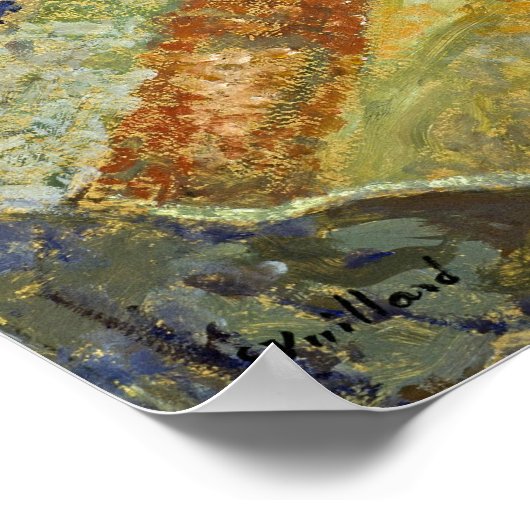 Edouard Vuillard Le Pot de fleurs (Pot of Blume) Poster (Ecke)