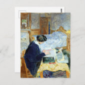 Edouard Vuillard Lucy Hessel Reading Postkarte (Vorne/Hinten)