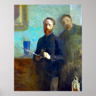 Édouard Vuillard Selbstportrait mit Waroquy Poster