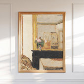 Edouard Vuillard Vase von Blume auf einem Mantelst Poster