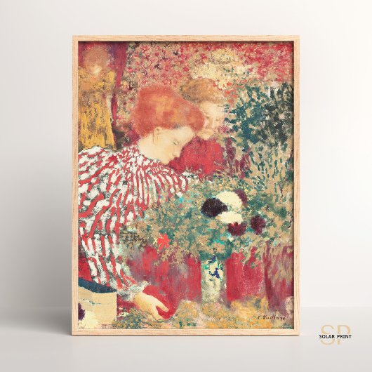 Édouard Vuillard Woman in Strickdress Art Poster