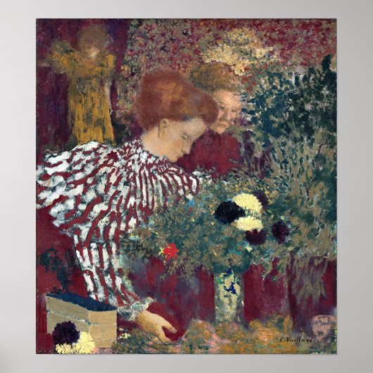 Edouard Vuillard Woman in Strickkleidung Poster (Vorne)