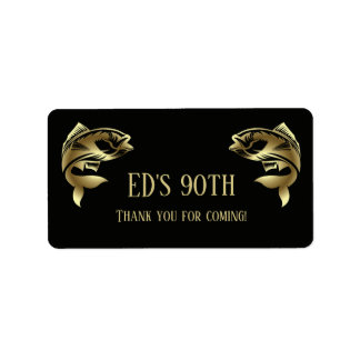 Ed's 90. Danke Adressaufkleber