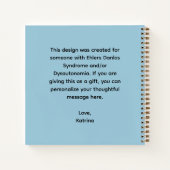 EDS and Dysautonomia Personalized Spiral Notebook Notizblock (Rückseite)