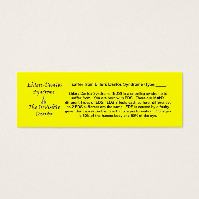 EDS Awareness - Skinny (Vorderseite)