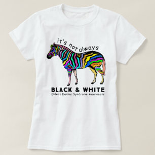 EDS Awareness Zebra Danlos Syndrom Funny T-Shirt