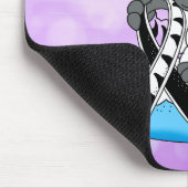 EDS Awareness Zebra Ribbon Mousepad (Ecke)