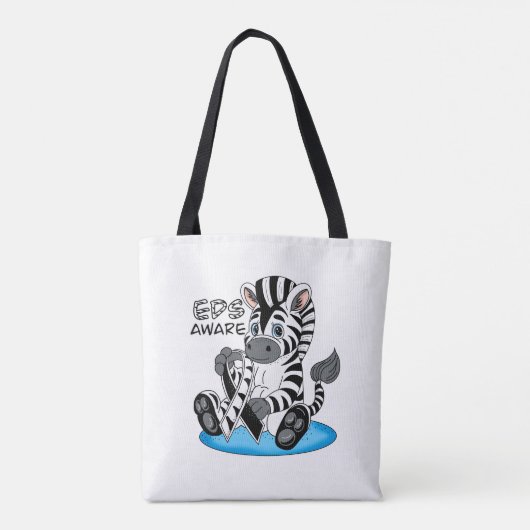 EDS Awareness Zebra Ribbon Tasche (Rückseite)