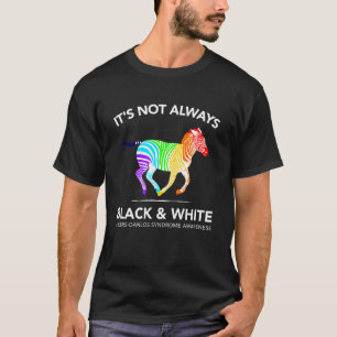 EDS-Bewusstseins-Regenbogen-Zebra für unsichtbare T-Shirt