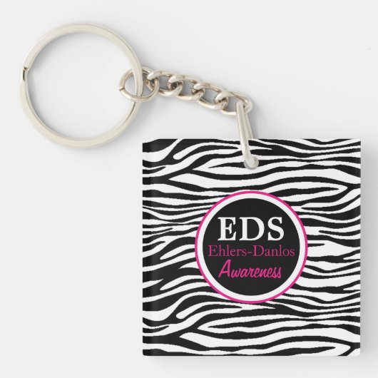 Eds-BewusstseinZebra Stripes Schlüsselanhänger (Vorderseite)
