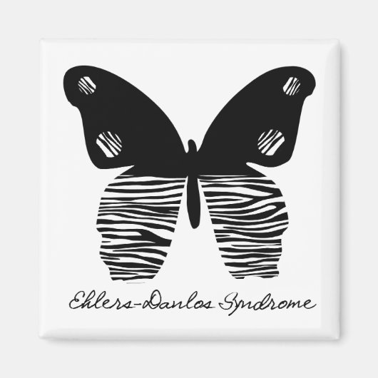 EDS Butterfly Zebra Stripe Magnet (Vorne)