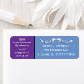 EDS Ehlers-Danlos Syndrom Postadresse Label (Insitu)