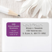 EDS Ehlers-Danlos Syndrom Postadresse Label (Insitu)