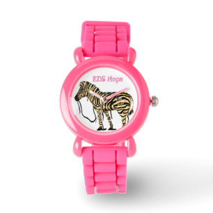 EDS Hope Pink Girls Zebra Watch Armbanduhr