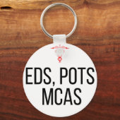 EDS PoTS und MCAS Schlüsselanhänger (Vorderseite)