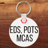 EDS PoTS und MCAS Schlüsselanhänger (Vorderseite)
