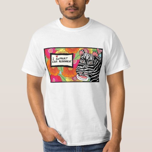 EDS Research-5upportZebra 02 T-Shirt (Vorderseite)