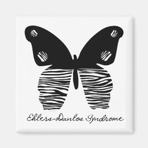 Eds-Schmetterlingzebra-Streifen-Magnet Magnet