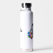 EDS Warrior | Ehlers-Danlos-Syndrom T - Shirt Trinkflasche (Rechts)