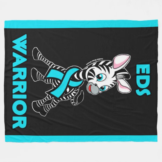EDS Warrior/Zebra Fleecedecke (Vorderseite (Horizontal))