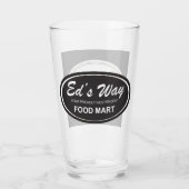 Ed's Way Glass Tumbler (Rückseite)