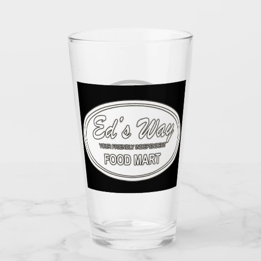 Ed's Way Glass Tumbler (Vorderseite)