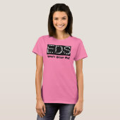 EDS wird mich nicht an der Spitze der Frauenhänge  T-Shirt (Vorne ganz)