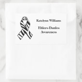 EDS Zebra Stripe Awareness Ribbon Stickers (Tasche)