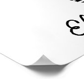 EDS Zebra Stripe Butterfly 24X20 Poster (Ecke)