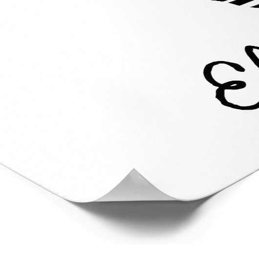 EDS Zebra Stripe Butterfly 24X20 Poster (Ecke)