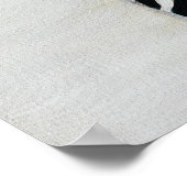 EDS Zebra von Artist Cherish Fletcher Poster (Ecke)