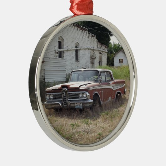 Edsel Silbernes Ornament (Rechts)