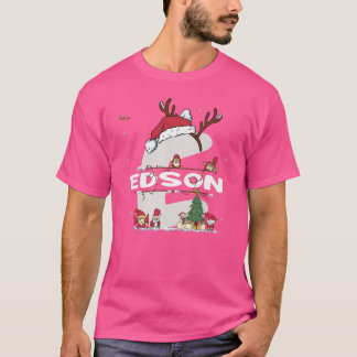 Edson Christmasw Edson Name für lustige Weihnachte T-Shirt