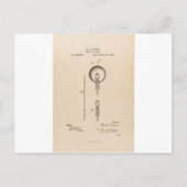 Edson's Light Bulb Patent Postkarte (Vorderseite)