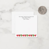 Edu-Notes: Umformende Minds, Lehrerbewertung Mitteilungskarte (Vorderseite/Rückseite Beispiel)